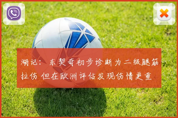 湖记：东契奇初步诊断为二级腿筋拉伤 但在欧洲评估发现伤情更重